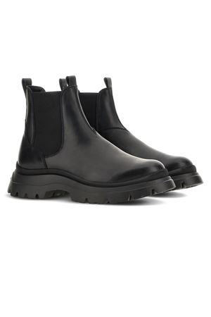 Black leather Chelsea boots HOGAN | HXM6920FT20UDMB999