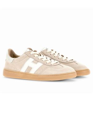 beige leather sneakers HOGAN | HXW6470FB60PJQ0ESK