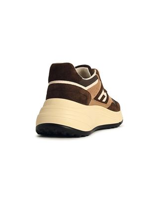 669 sneaker in pelle marrone HOGAN | HXW6690FK70UI10MAR