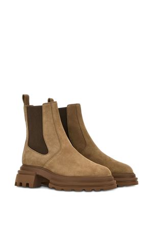 stivale chelsea in pelle marrone HOGAN | HXW6740FM0IBYEC414