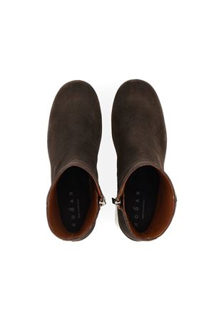 Stivaletti H695 in pelle scamosciata marrone HOGAN | HXW6950FW20BYES808