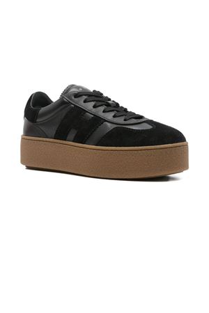 Hogan Cool sneakers in black nappa leather HOGAN | HXW6980FB60UHCB999
