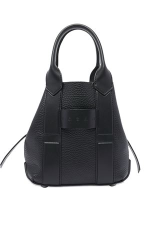 black leather tote bag HOGAN | KBW01OA0100UH9B999