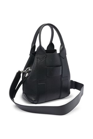 black leather tote bag HOGAN | KBW01OA0100UH9B999
