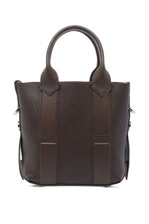 brown leather tote bag HOGAN | KBW01OA0100UH9S610
