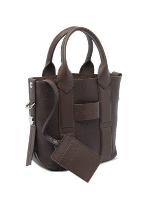 brown leather tote bag HOGAN | KBW01OA0100UH9S610