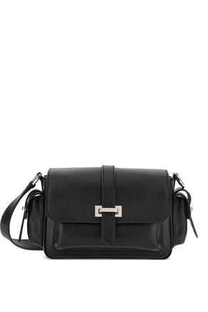 black leather shoulder bag HOGAN | KBW01RI0200TZPB999