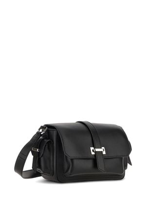 black leather shoulder bag HOGAN | KBW01RI0200TZPB999