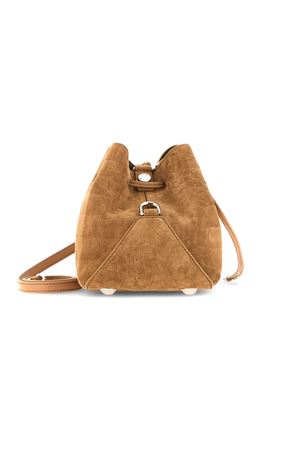 Brown suede bucket bag HOGAN | KBW01RK0100UMNC811