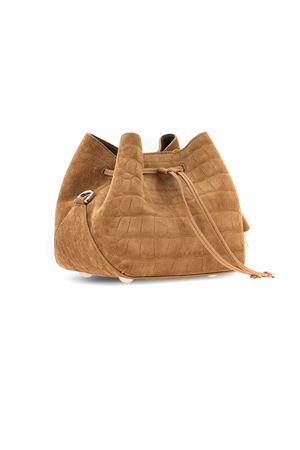 Brown suede bucket bag HOGAN | KBW01RK0100UMNC811