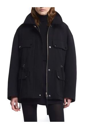 Giacca in reps di cotone nero HOGAN | KJW13511020XTZB999