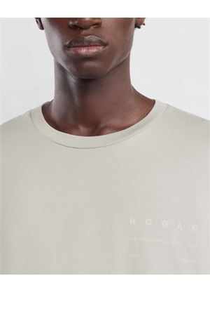 Grey cotton jersey T-shirt HOGAN | KQUB3492020WNRB403