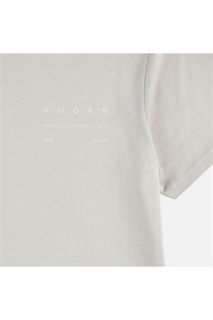 Grey cotton jersey T-shirt HOGAN | KQUB3492020WNRB403