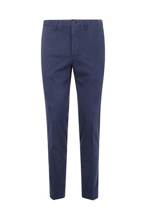 Pantaloni in cotone blu INCOTEX | 1W08514055D836