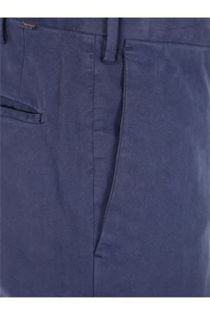 Pantaloni in cotone blu INCOTEX | 1W08514055D836