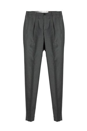 Dark grey virgin wool trousers INCOTEX | ZX541T1645C921