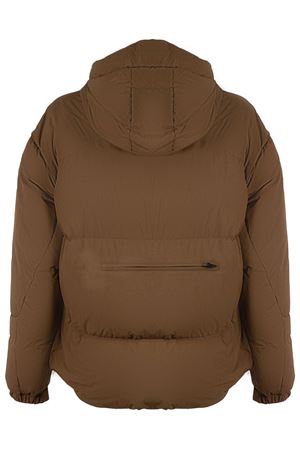 Brown technical fabric jacket JG1 | AW2501BARK