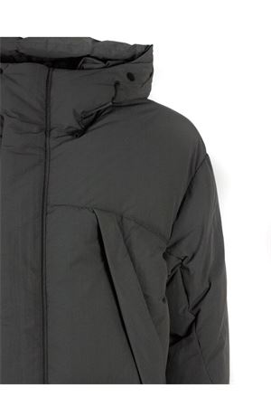 Dark grey technical fabric jacket JG1 | AW2501CHARCOLE