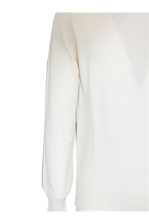 Maglia in misto lana e cashmere bianco panna KANGRA | 20010100801