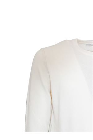 Maglia in misto lana e cashmere bianco panna KANGRA | 20010100801