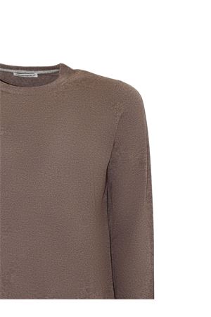 Maglia in misto lana e cashmere marrone KANGRA | 20010100815