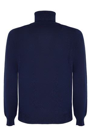 Maglia in misto lana e cashmere blu KANGRA | 20010500692