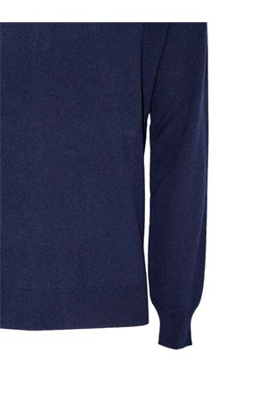 Maglia in misto lana e cashmere blu KANGRA | 20010500692