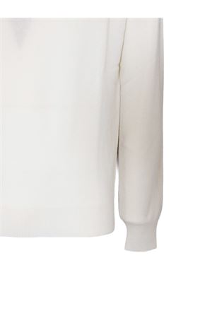 Maglia in misto lana e cashmere bianco panna KANGRA | 20010500801