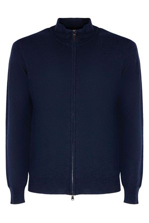 Blue wool cardigan KANGRA | 20080900038