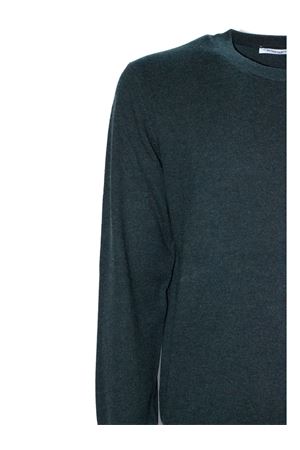 Maglia in misto lana e cotone verde KANGRA | 20130100055