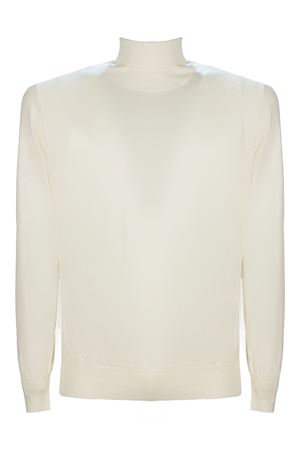 Maglia in misto lana e cotone bianco KANGRA | 20130500101