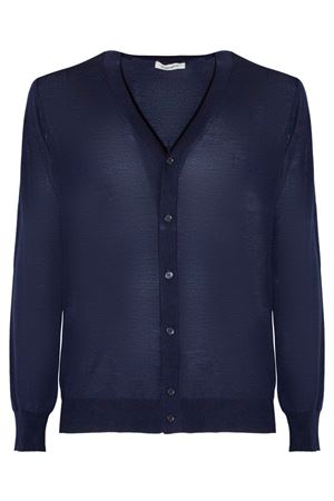 Cardigan in lana blu KANGRA | 20170400248