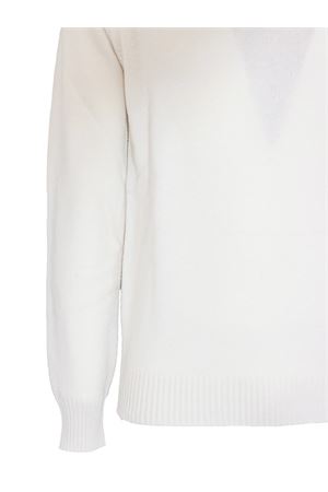 Maglia in misto lana e cashmere bianco panna KANGRA | 21000500801