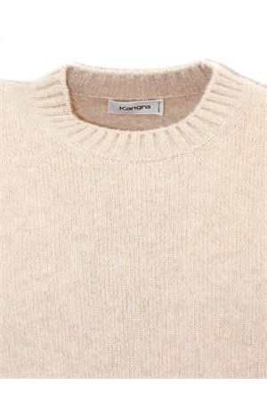 Maglione in misto lana e cashmere beige KANGRA | 22030100333