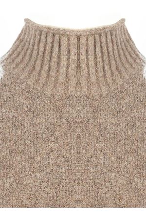 Maglione in misto lana e cashmere marrone KANGRA | 22038500018