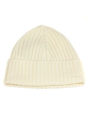 Cream white pure cashmere hat KANGRA | 22082500901