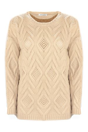 Maglia in lana color cammello KANGRA | 27980100618