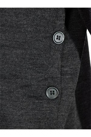 Dark grey wool cardigan KANGRA | 29060400039