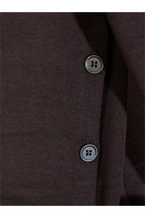 Brown wool cardigan KANGRA | 29060400087