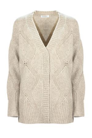 Cardigan in lana beige KANGRA | 2950043600815