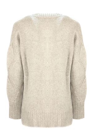 Cardigan in lana beige KANGRA | 2950043600815