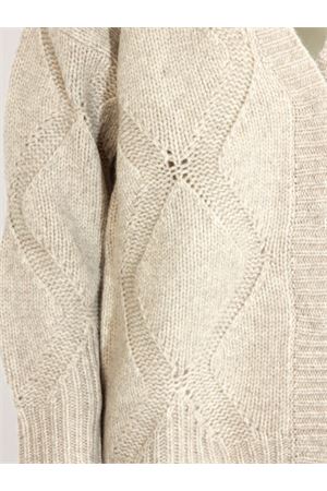 Cardigan in lana beige KANGRA | 2950043600815