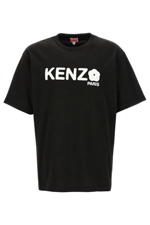 Black cotton T-shirt KENZO | FF55TS4914SG99J
