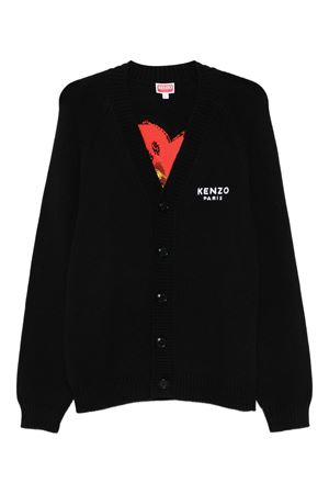 Black Boke-flower button-up cardigan KENZO | FF65CA7443LA99J