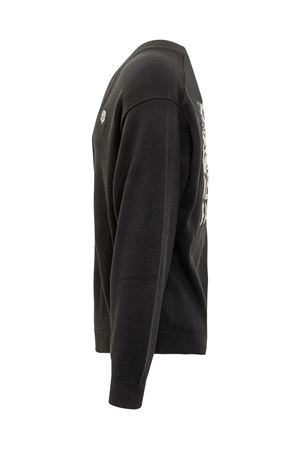 Black wool and cotton cardigan KENZO | FF65CA7503LI99J