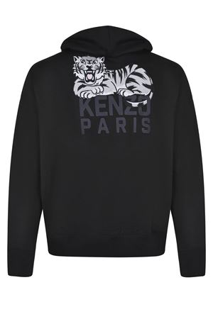 Black cotton hoodie KENZO | FF65HO2534MF99J