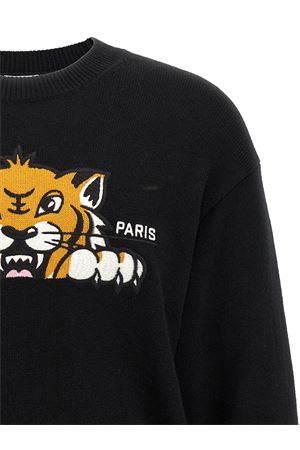 Black wool and cotton sweater KENZO | FF65PU7503LI99J