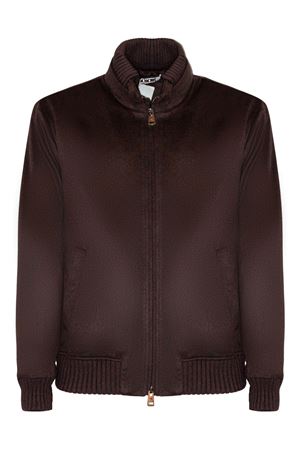 Dark brown cashmere jacket KIRED | RONDE205