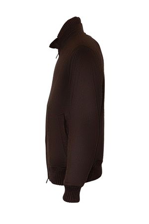 Dark brown cashmere jacket KIRED | RONDE205