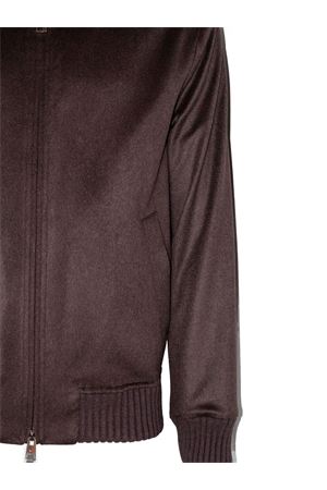 Dark brown cashmere jacket KIRED | RONDE205